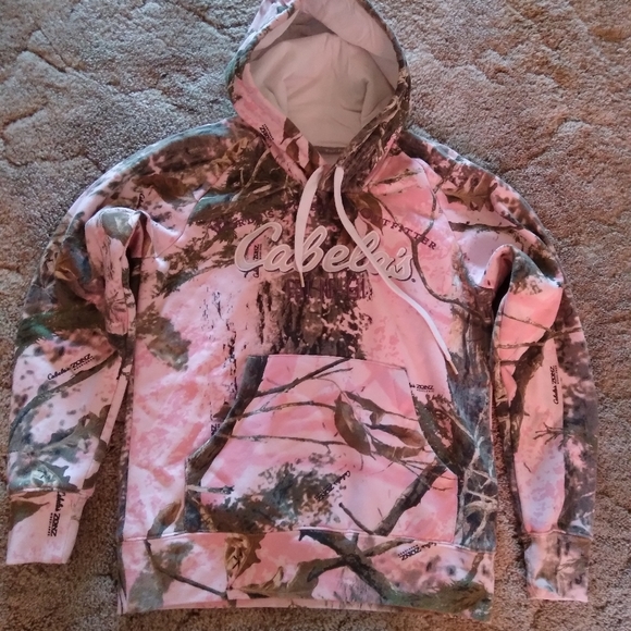Cabela's Women's Pink Camo Hoodie - Picture 2 of 2